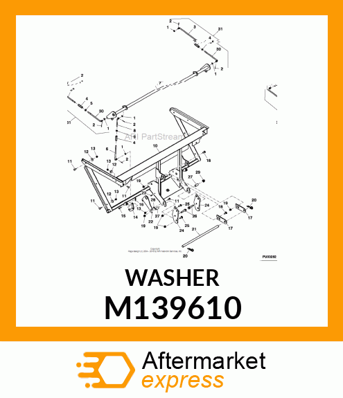 WASHER, NYLON M139610