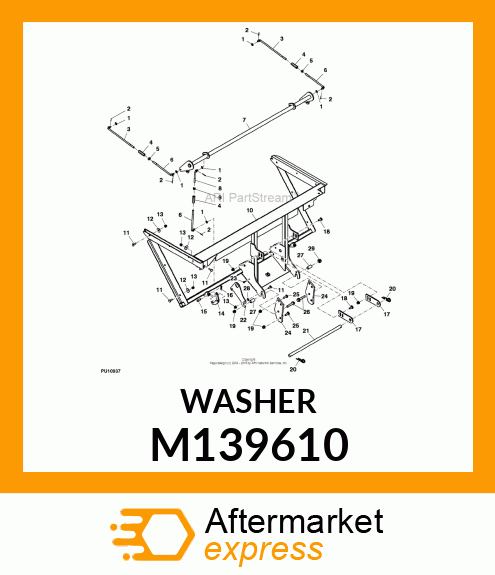 WASHER, NYLON M139610