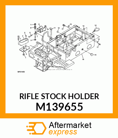 RIFLE STOCK HOLDER M139655