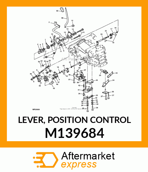 LEVER, POSITION CONTROL M139684