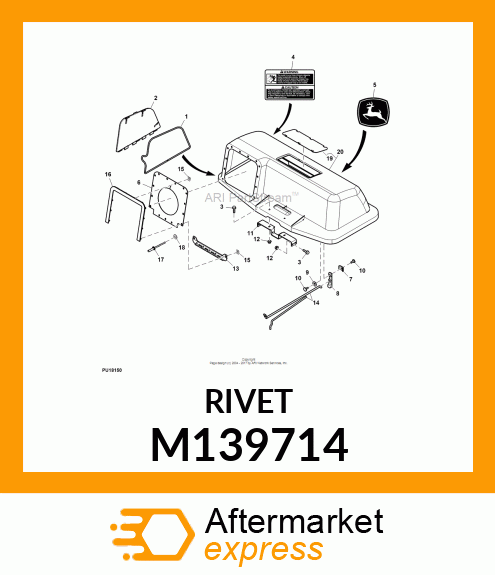 RIVET, POP .188 X .700 STEEL M139714