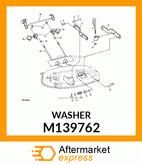 BUSHING, DRAFT ARM M139762