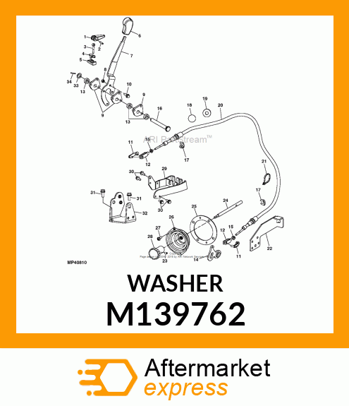 BUSHING, DRAFT ARM M139762