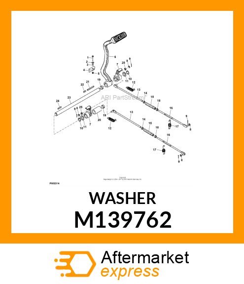 BUSHING, DRAFT ARM M139762