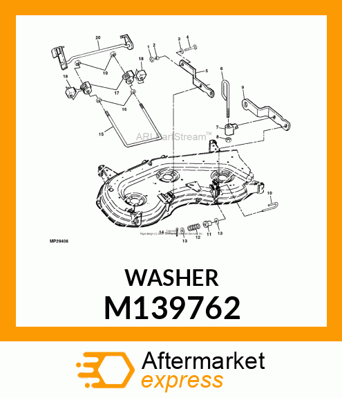 BUSHING, DRAFT ARM M139762