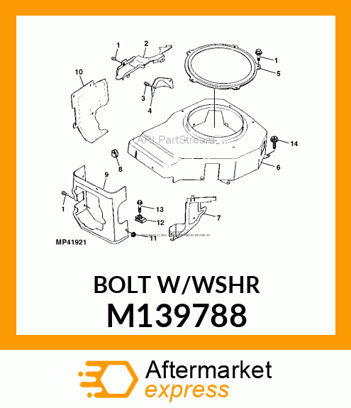 SCREW, CAPTIVE WASHER M139788