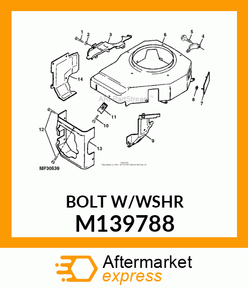 SCREW, CAPTIVE WASHER M139788