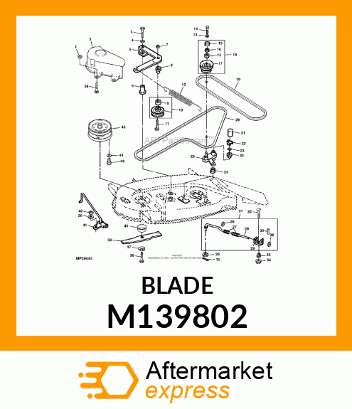 MOWER BLADE M139802