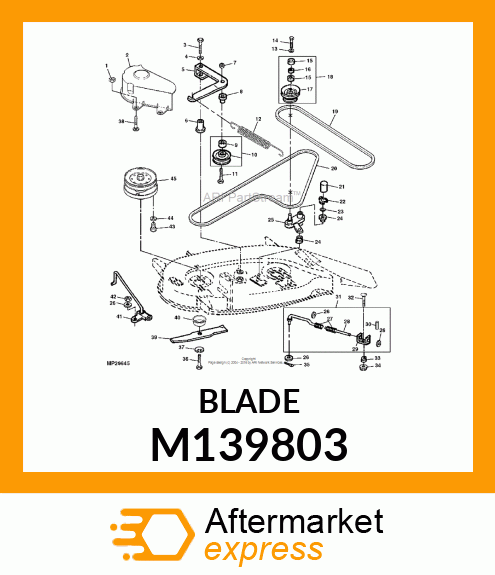 MOWER BLADE M139803