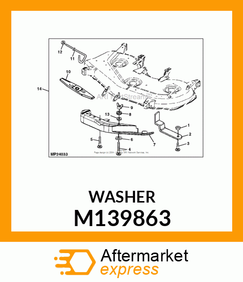 WASHER M139863