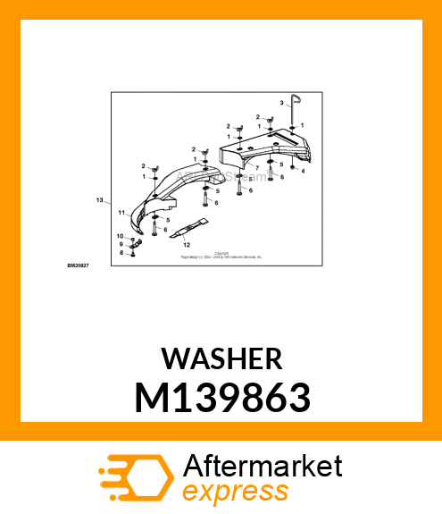 WASHER M139863