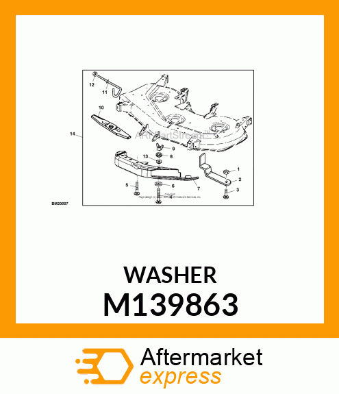 WASHER M139863