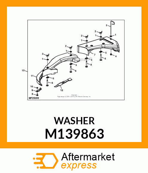 WASHER M139863