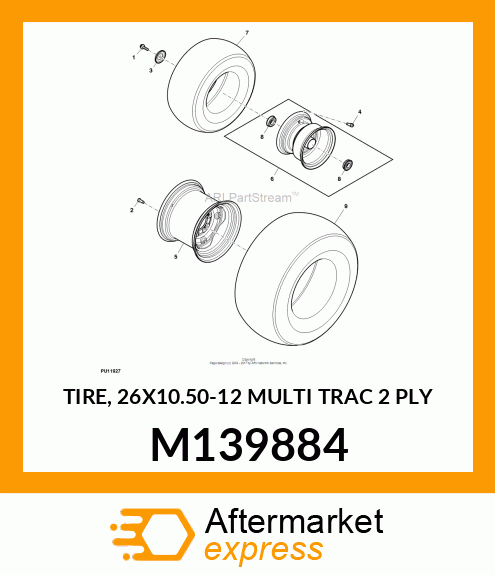 TIRE, 26X10.50 M139884