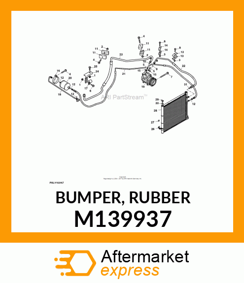 BUMPER, RUBBER M139937