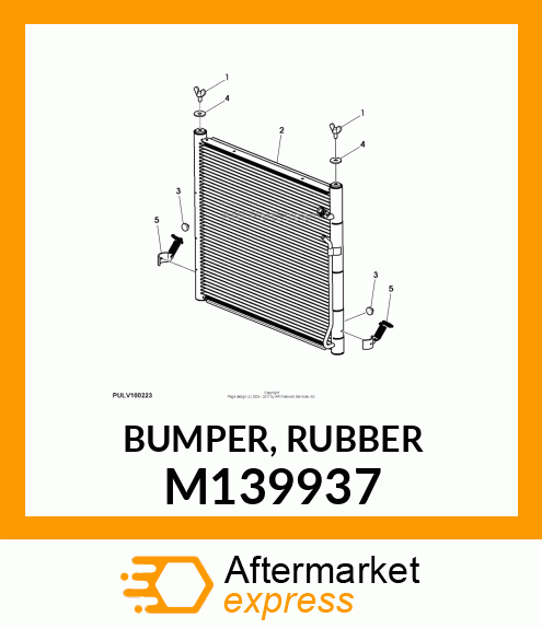 BUMPER, RUBBER M139937