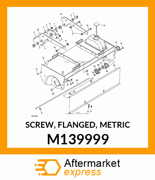 SCREW, FLANGED, METRIC M139999