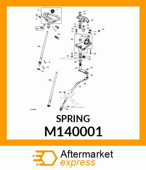 SPRING, STEERING COLUMN M140001