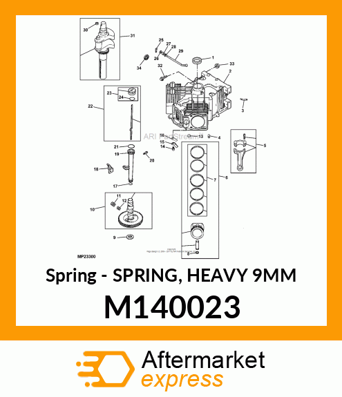 Spring Heavy 9Mm M140023