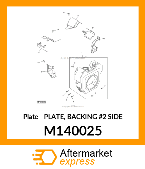 Plate M140025