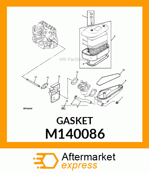 GASKET (POLYURETHANE) M140086