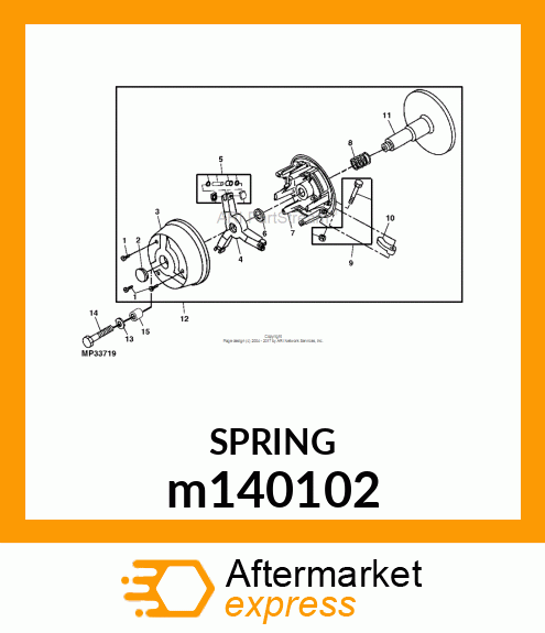 SPRING, CLUTCH m140102