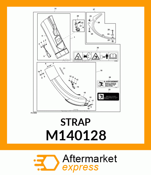 WASHER, BAGGING PLATE M140128