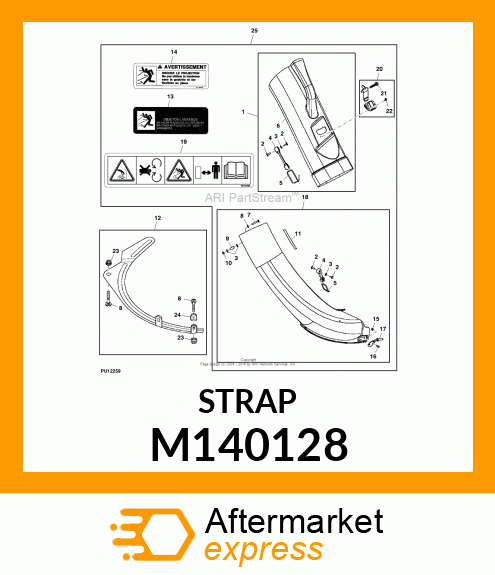 WASHER, BAGGING PLATE M140128