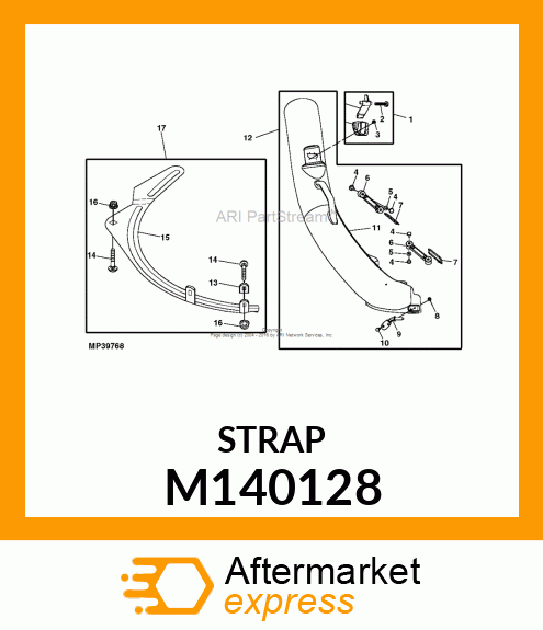 WASHER, BAGGING PLATE M140128