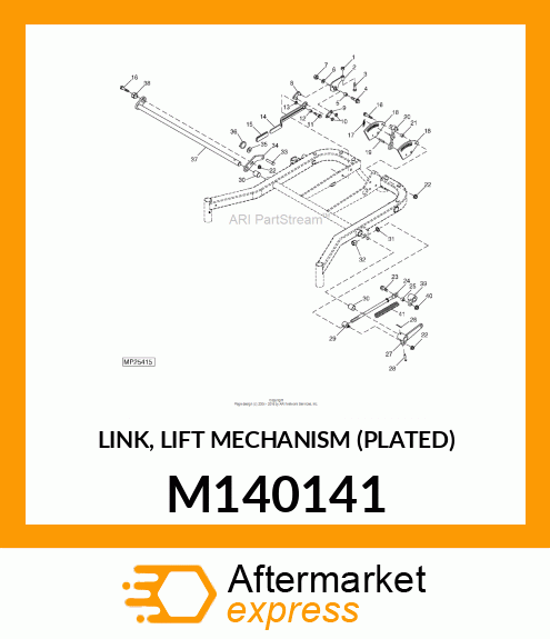 LINK, LIFT MECHANISM (PLATED) M140141
