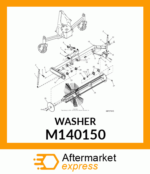 LOCKWASHER, SPLIT M140150