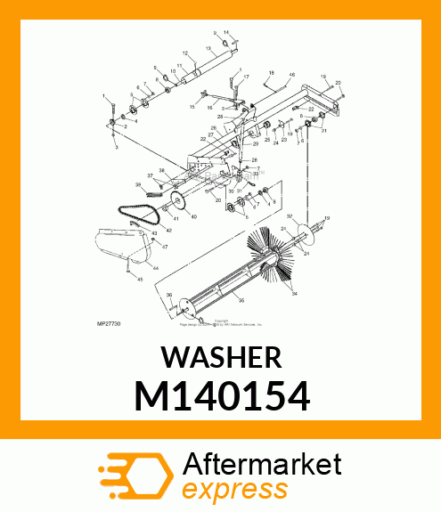 WASHER, 1.00X1.50X14 M140154