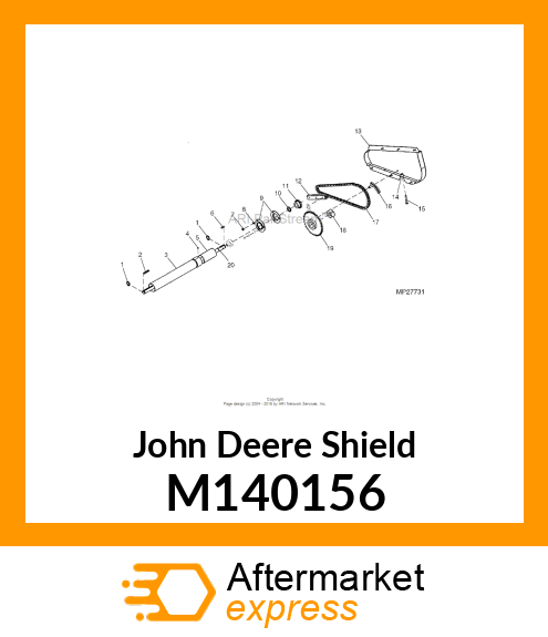 SHIELD, DRIVESHAFT M140156