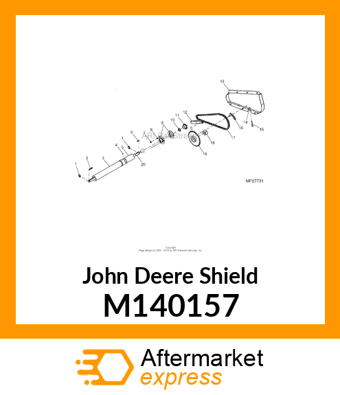 SHIELD, DRIVESHAFT M140157