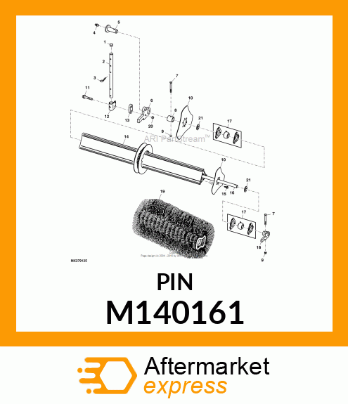 PIN, HAIR CLIP M140161