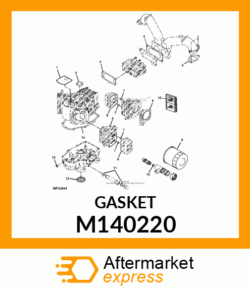 GASKET, CRANKCASE COVER M140220