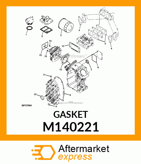 GASKET, ROCKER CASE M140221