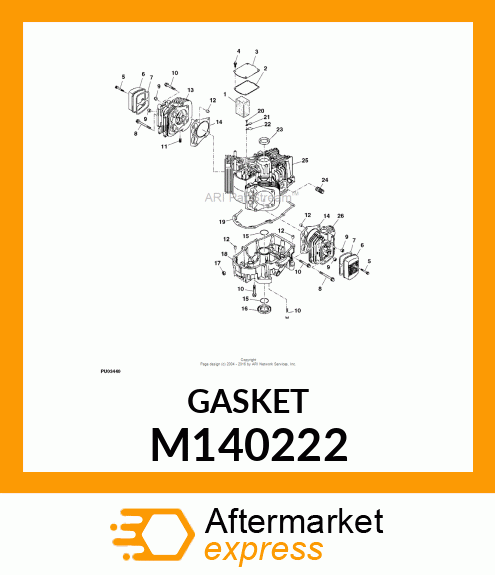 GASKET, BREATHER M140222