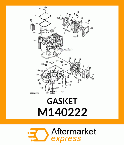 GASKET, BREATHER M140222