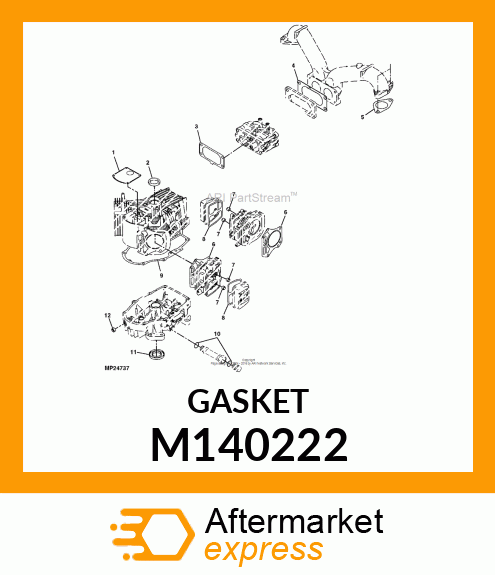 GASKET, BREATHER M140222