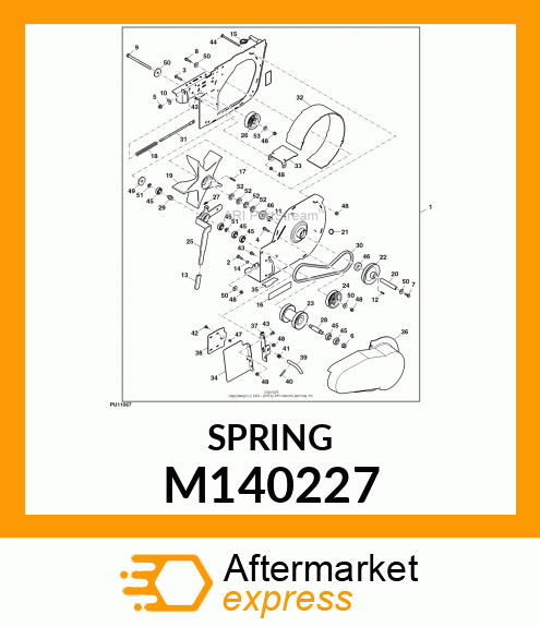 SPRING, BRAKE M140227