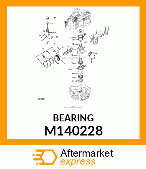 BEARING, PLANE M140228