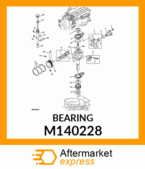 BEARING, PLANE M140228