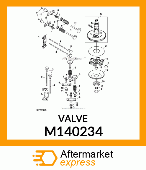 VALVE, INTAKE M140234