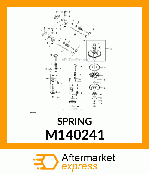 SPRING,ENGINE VALVE M140241