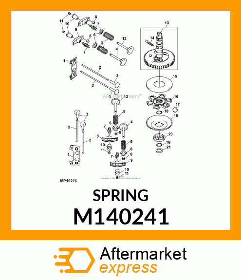 SPRING,ENGINE VALVE M140241