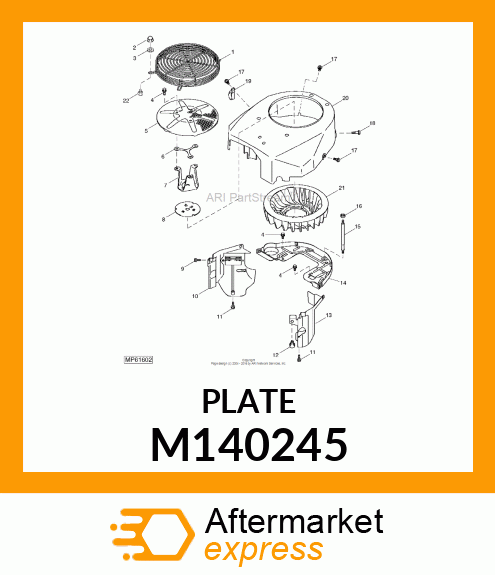 PLATE M140245