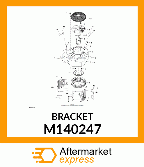 BRACKET COMPLETE M140247