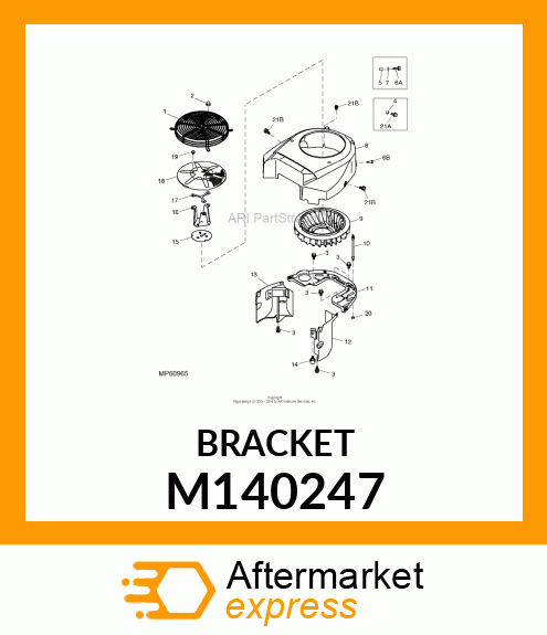 BRACKET COMPLETE M140247