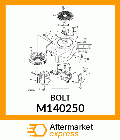 BOLT M140250